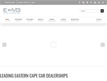 Tablet Screenshot of easterncapemotors.co.za